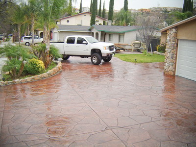 stamped concrete